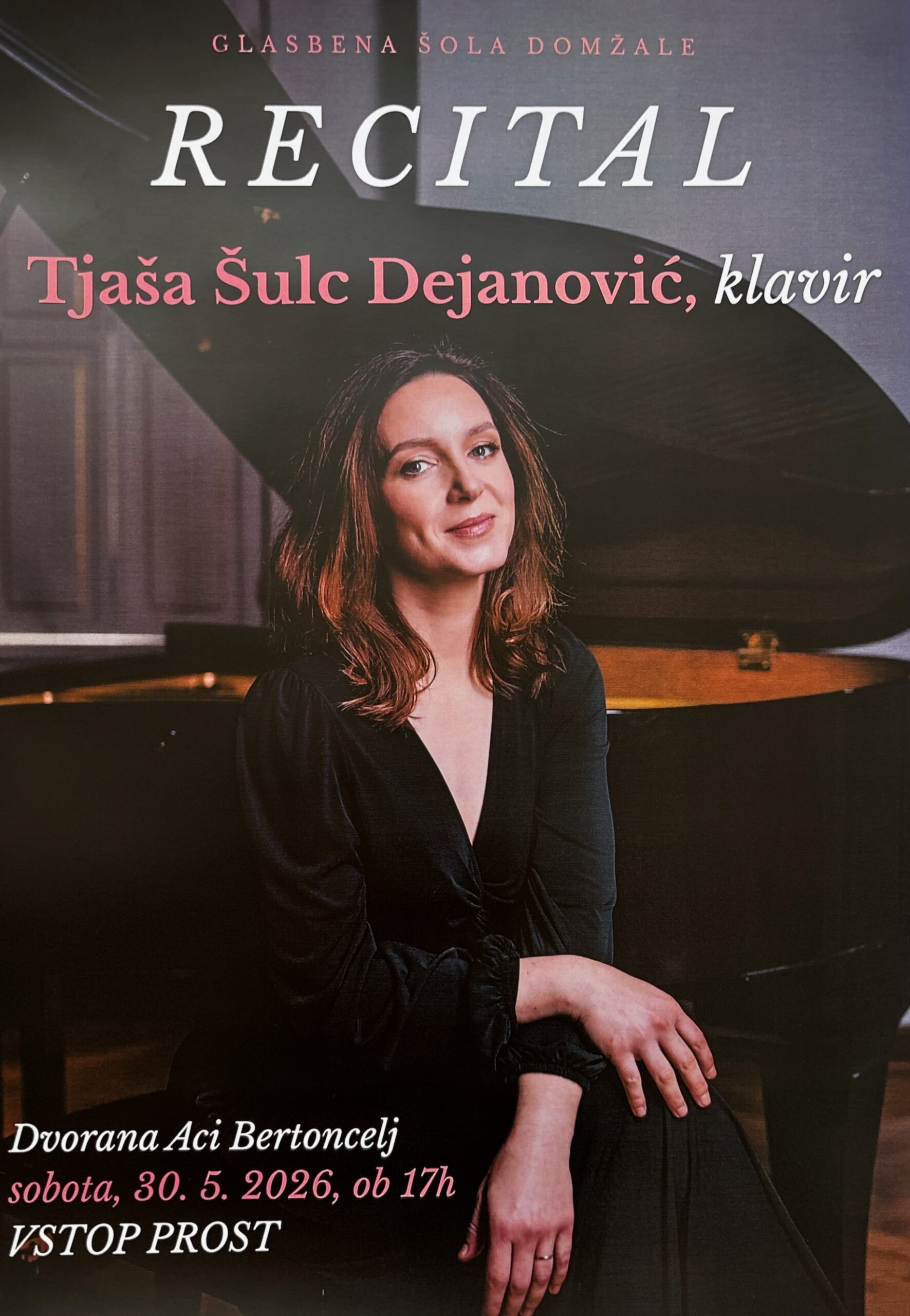 Aasterclass and recital, Glasbena sola Domzale